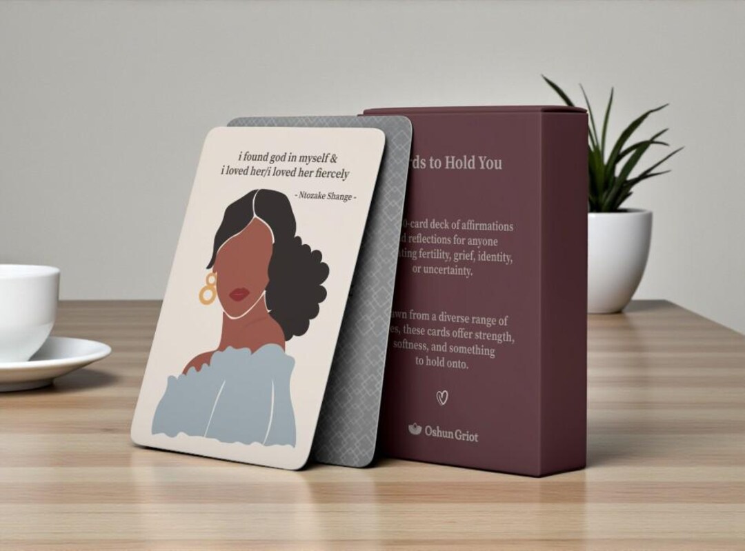 Fertility Affirmation Deck | 53 Cards for Healing, IVF, and Self-care ...