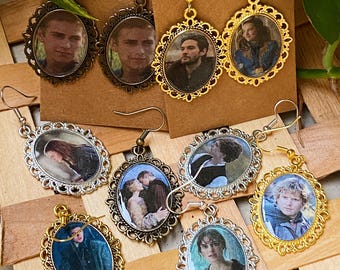 Custom Bookish Character Earrings