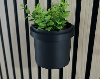 Wand-Blumentopf, Akkustik-Panel-Zubehör, kein Bohren Pflanzenhalter, 3D gedruckter Pflanzenständer