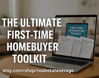 The Ultimate First-Time Homebuyer Toolkit | Checklists + Worksheets + eBook