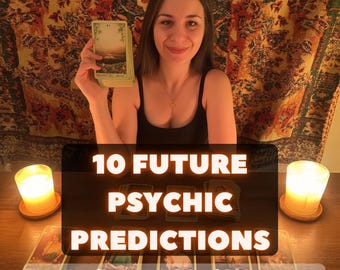 10 Future Predictions Reading, Love and Life Themes, Personalized Psychic PDF