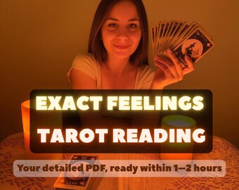 Exact Feelings Tarot Reading | Person of Interest Thoughts, Love Psychic Prediction (PDF Download)