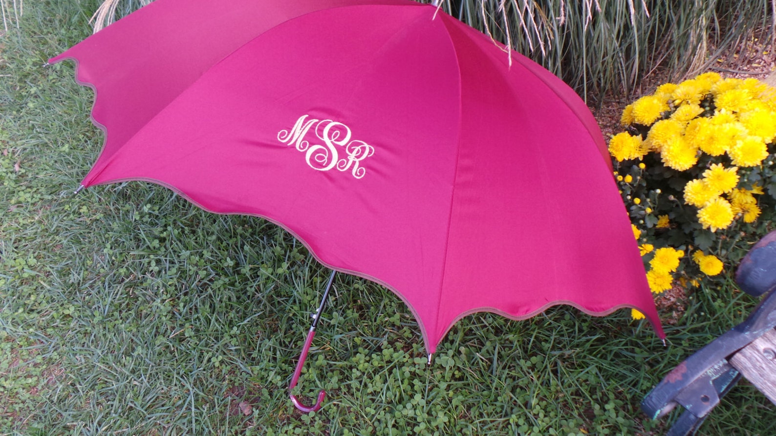 Monogrammed Umbrella Gift For Best Friend Birthday Gift Etsy