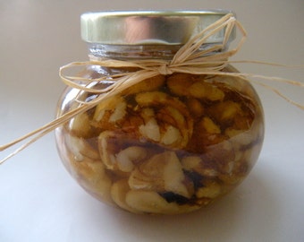 Best Buddy Edible Gift, Raw Honey & Walnuts, Unique Gift For Friend, Care Giver, Gift Boxed