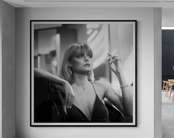 Michelle Pfeiffer Elvira Hancock Scarface Inspired Wall Art Print