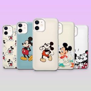 Micky Mouse Phone Case Disney Cartoon Cover for iPhone 17Pro, 16, 15, 14, 13, 12, Samsung S25, S24, S23, S22, A16, A26, Pixel 10, 9Pro, 8