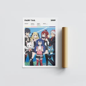 Fairy Tail Anime Poster • Verschenkbare Wandkunst