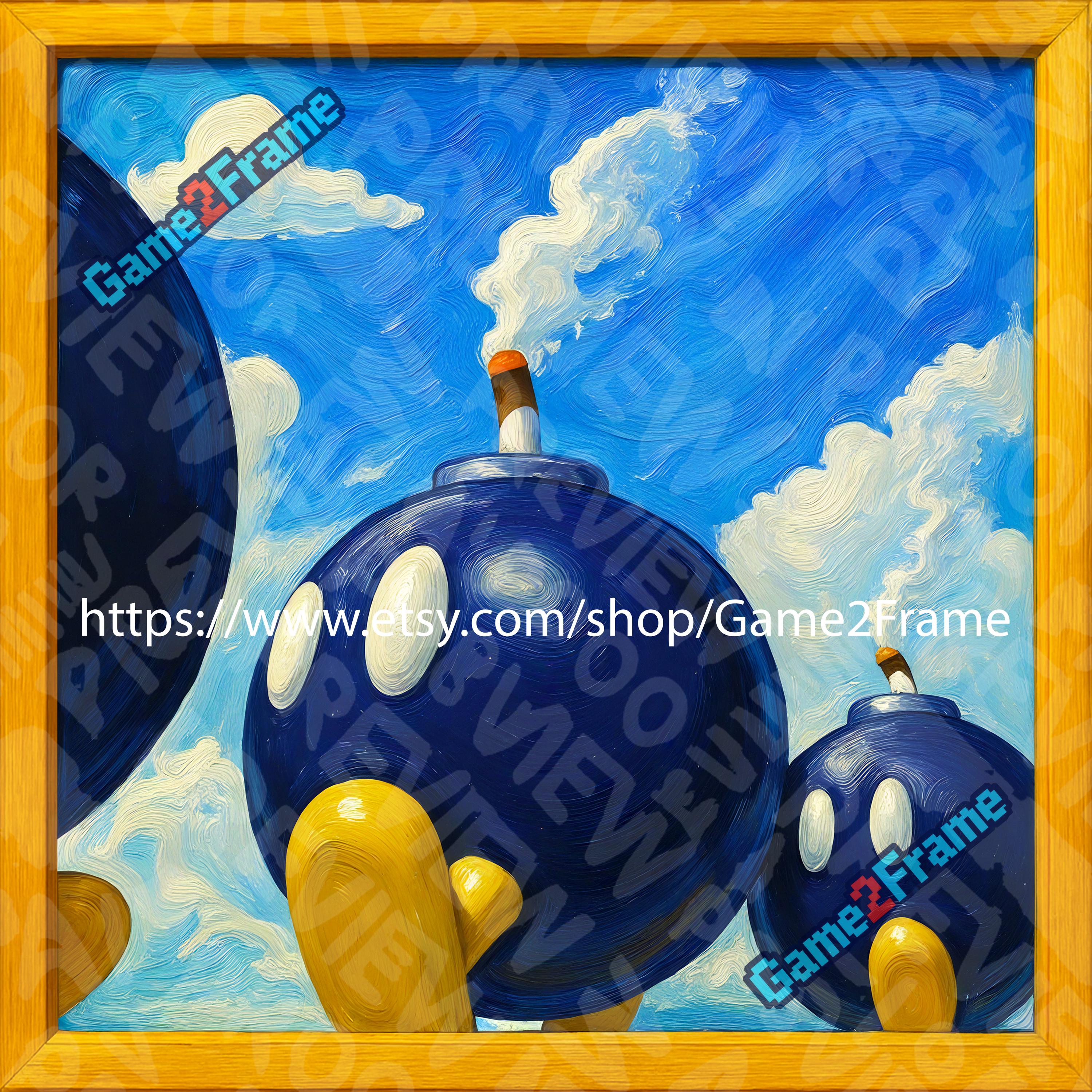 Super mario 64 painting - Etsy 日本