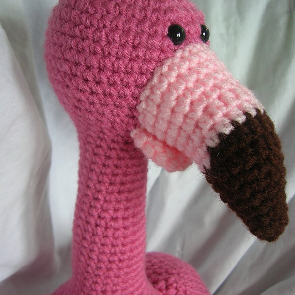 Frida the Flamingo - Amigurumi Crochet Plush PATTERN ONLY (PDF)