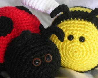 Burt and Laurel - Amigurumi Crochet PATTERN ONLY (PDF)