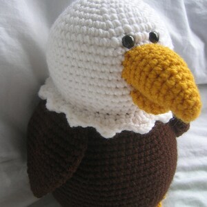 Bailey the Bald Eagle Amigurumi Plush Crochet PATTERN ONLY PDF image 2