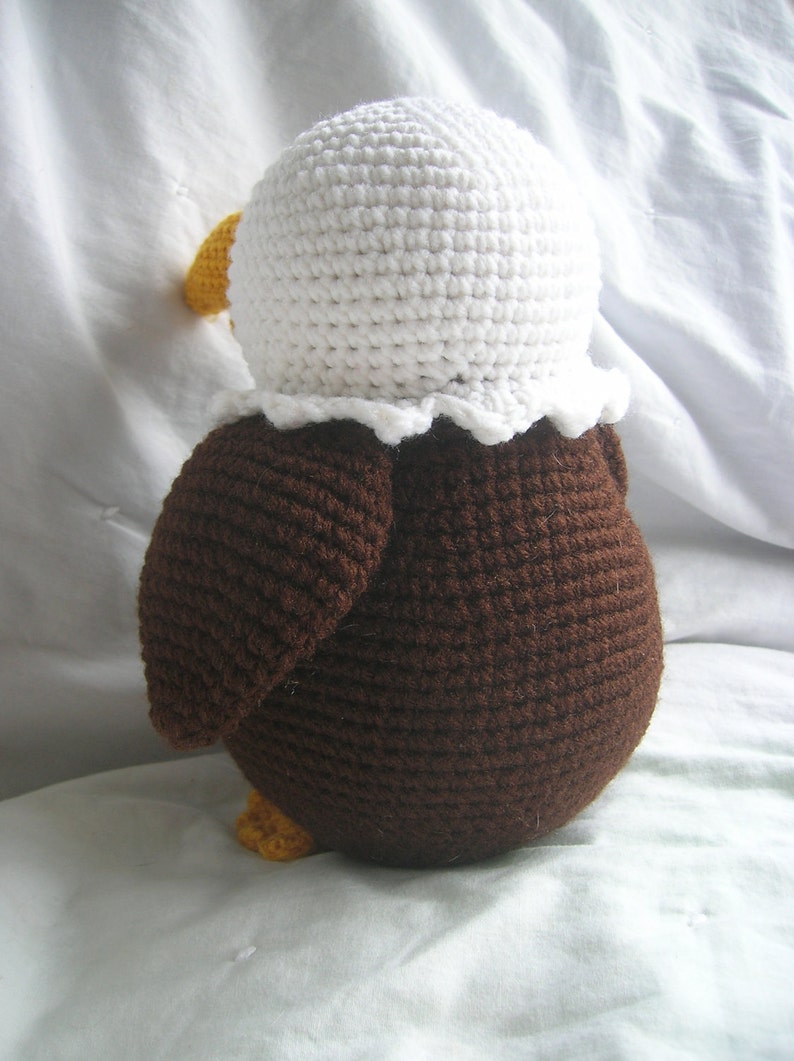 Bailey the Bald Eagle Amigurumi Plush Crochet PATTERN ONLY PDF image 4