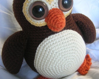 Ollie the Owl - Amigurumi Plush Crochet PATTERN ONLY (PDF)