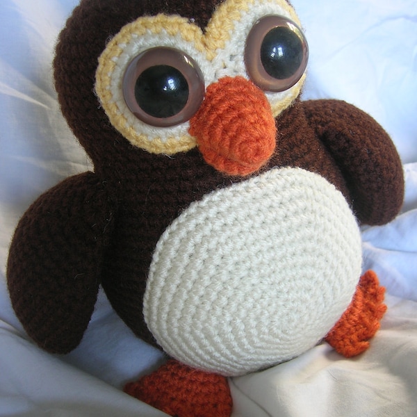 Ollie the Owl - Amigurumi Plush Crochet PATTERN ONLY (PDF)