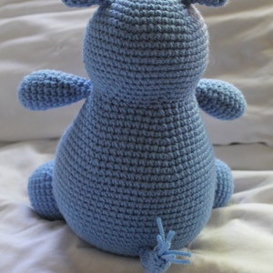 Hilda the Hippo Crochet Amigurumi PATTERN ONLY PDF image 3