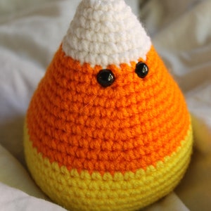 Percy the Pumpkin and Cameron the Candy Corn Amigurumi Plush Crochet PATTERN ONLY PDF image 3