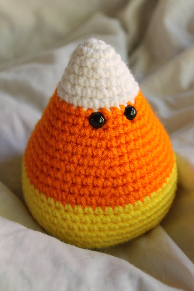 Percy the Pumpkin and Cameron the Candy Corn Amigurumi Plush Crochet PATTERN ONLY PDF image 3