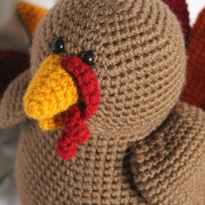 Theodore the Turkey Amigurumi Plush Crochet PATTERN ONLY PDF image 3