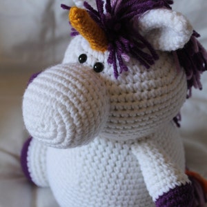 Ursula the Unicorn - Amigurumi Plush Crochet PATTERN ONLY (PDF)