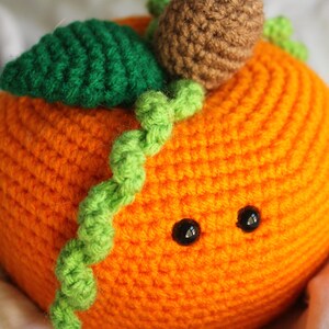 Percy the Pumpkin and Cameron the Candy Corn Amigurumi Plush Crochet PATTERN ONLY PDF image 2