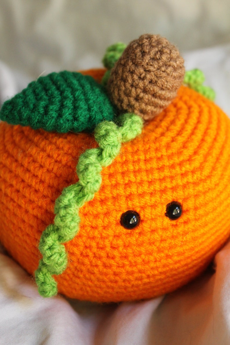 Percy the Pumpkin and Cameron the Candy Corn Amigurumi Plush Crochet PATTERN ONLY PDF image 2