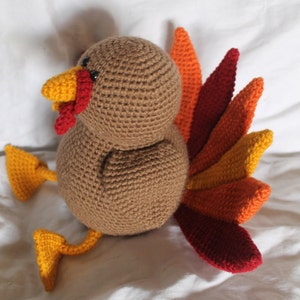 Theodore the Turkey Amigurumi Plush Crochet PATTERN ONLY PDF image 2