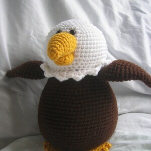 Bailey the Bald Eagle Amigurumi Plush Crochet PATTERN ONLY PDF image 5