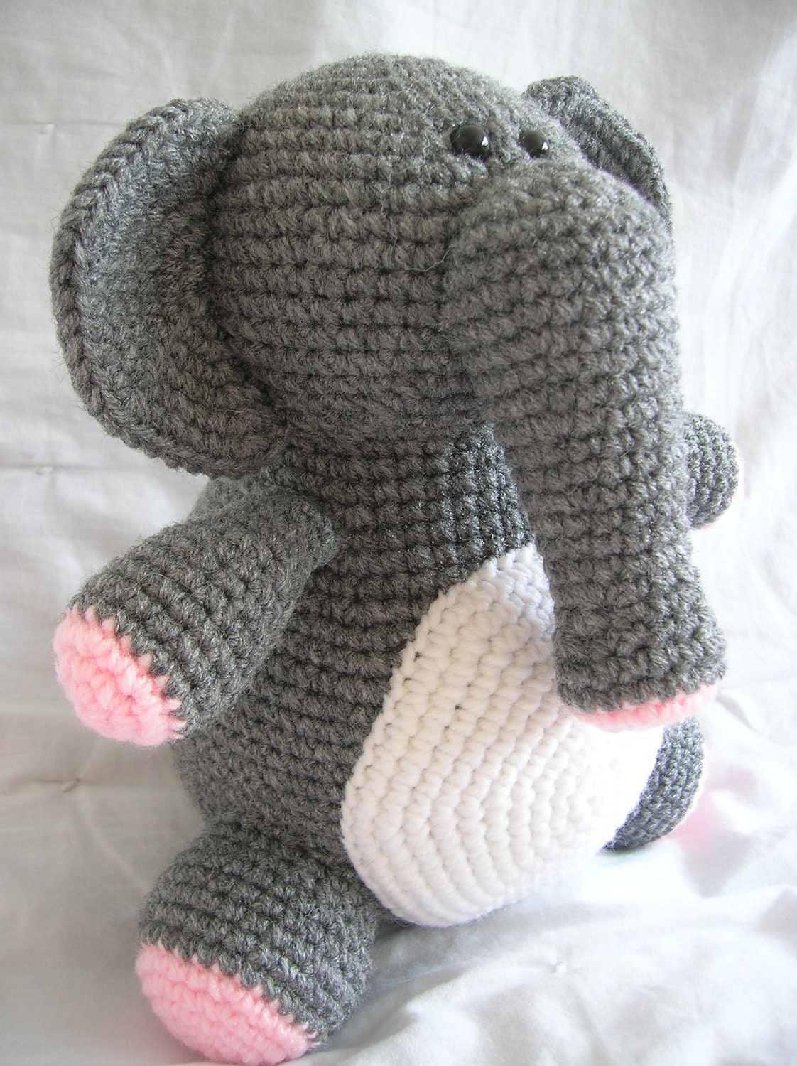 Eleanor the Elephant - Amigurumi Crochet PATTERN ONLY (PDF) - Etsy