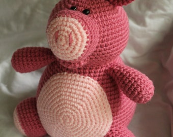 Arnold the Pig - Amigurumi Plush Crochet PATTERN ONLY (PDF)