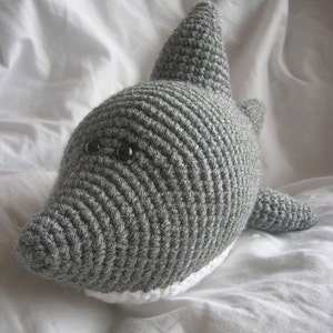 Sam the Shark - Amigurumi Plush Crochet PATTERN ONLY (PDF)