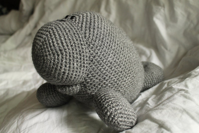 Manfred the Manatee Amigurumi Plush Crochet PATTERN ONLY PDF image 4