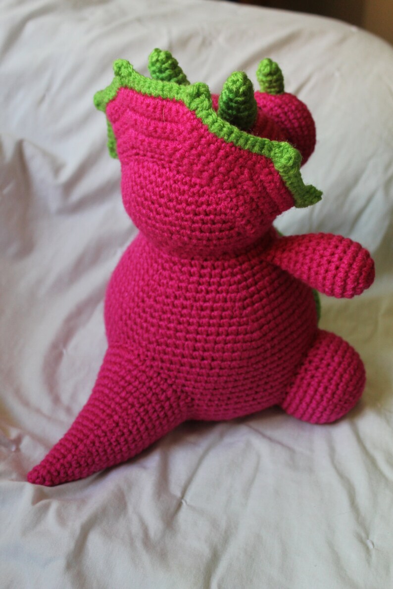 Tina the Triceratops Amigurumi Plush Crochet PATTERN ONLY PDF image 3