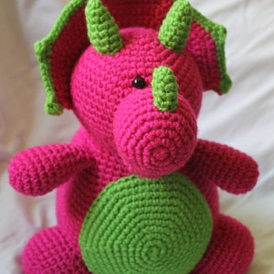 Tina the Triceratops Amigurumi Plush Crochet PATTERN ONLY PDF image 2