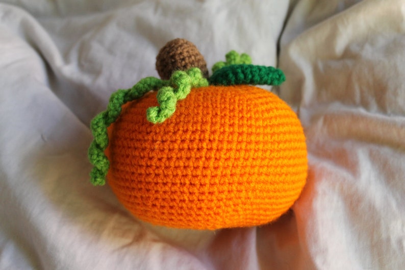 Percy the Pumpkin and Cameron the Candy Corn Amigurumi Plush Crochet PATTERN ONLY PDF image 5