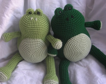 Ferdinand the Frog - Amigurumi Crochet Plush PATTERN ONLY (PDF)