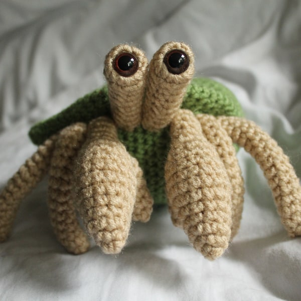 Herman der Einsiedlerkrebs – NUR Häkelanleitung für Amigurumi-Plüsch (PDF)