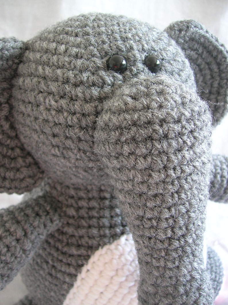 Eleanor the Elephant Amigurumi Crochet PATTERN ONLY PDF - Etsy
