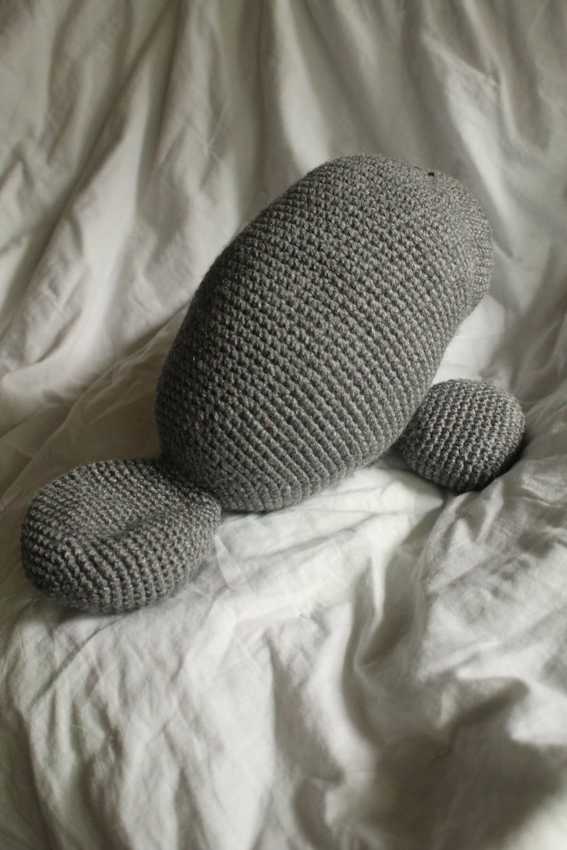 Manfred the Manatee Amigurumi Plush Crochet PATTERN ONLY PDF image 3