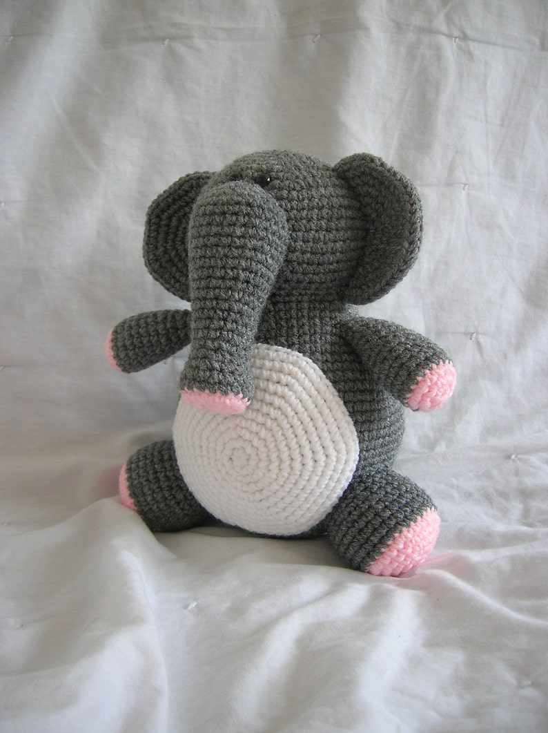 Eleanor the Elephant Amigurumi Crochet PATTERN ONLY PDF - Etsy