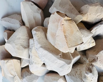 Cameroon Edible Kaolin Clay - Calabar Marble Chalk , Argile Blanche, 340g/12 oz