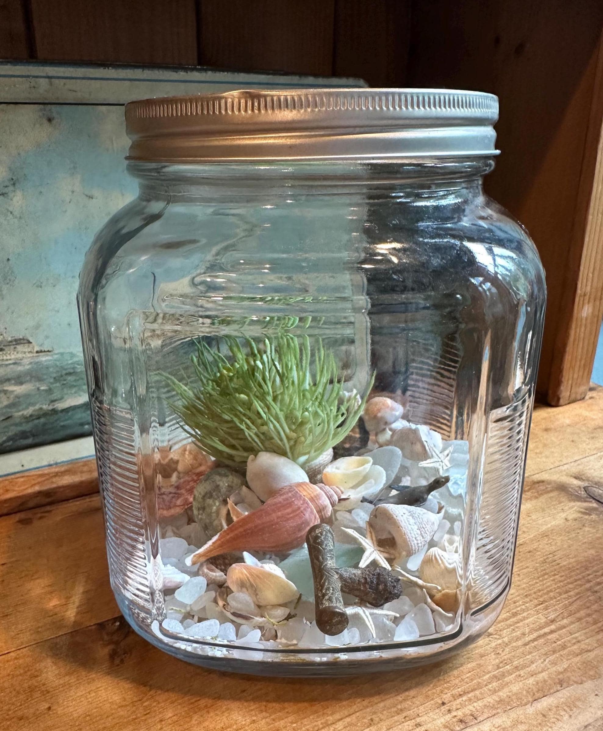 Vintage Ribbed Glass Jar With Lid - Etsy
