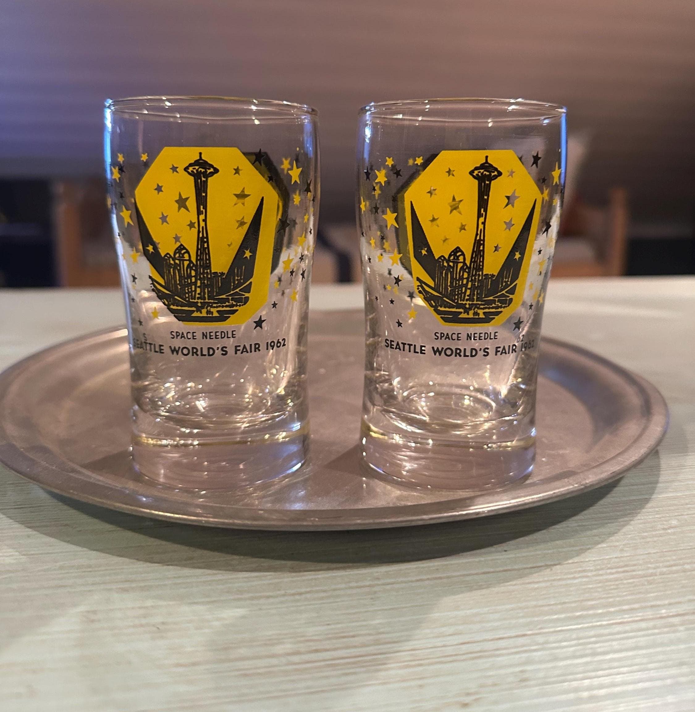 Vintage 1962 World's Fair Glasses - Etsy