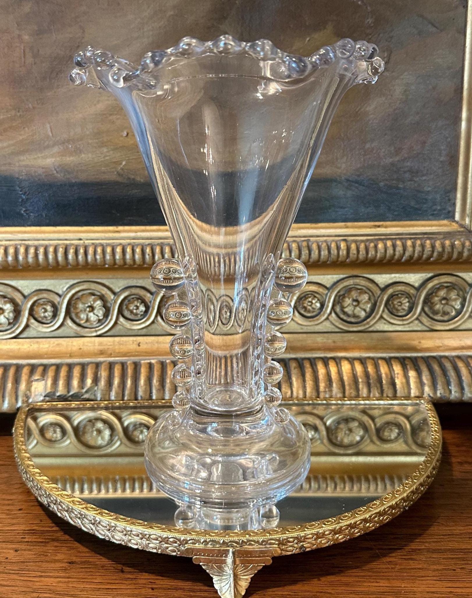 1940s Glass Vase - Etsy
