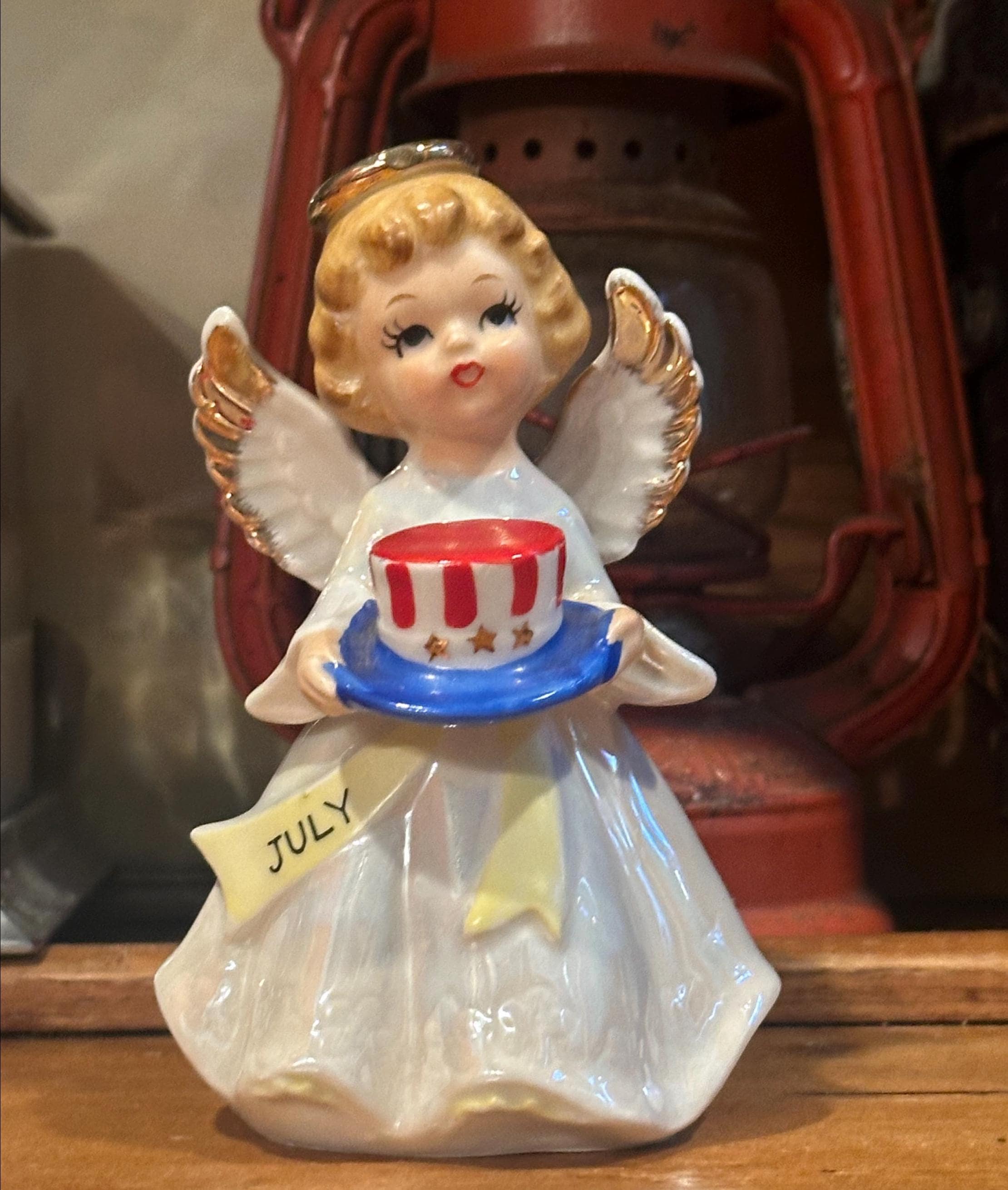 Vintage Porcelain Angel Figurines Japan - Etsy