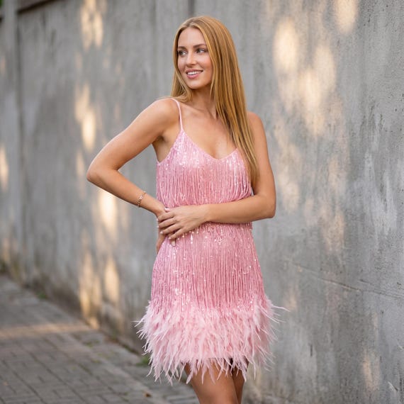 pink turtleneck dress Make A Way Sleeveless color:Azure you can easily pair In A Pleated Argument Short Cocktail Homecoming Dress