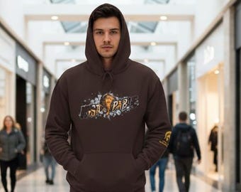 Streetwear Graphic hoodie Bold Design : Unisex Cotton-Polyester Blend Sweatshirt