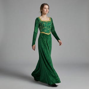Long Dress Green Fairytale - Etsy Long Dress Green Fairytale - Etsy