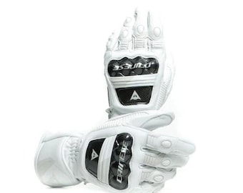 Guanti in pelle bianca Dainese Druid 3