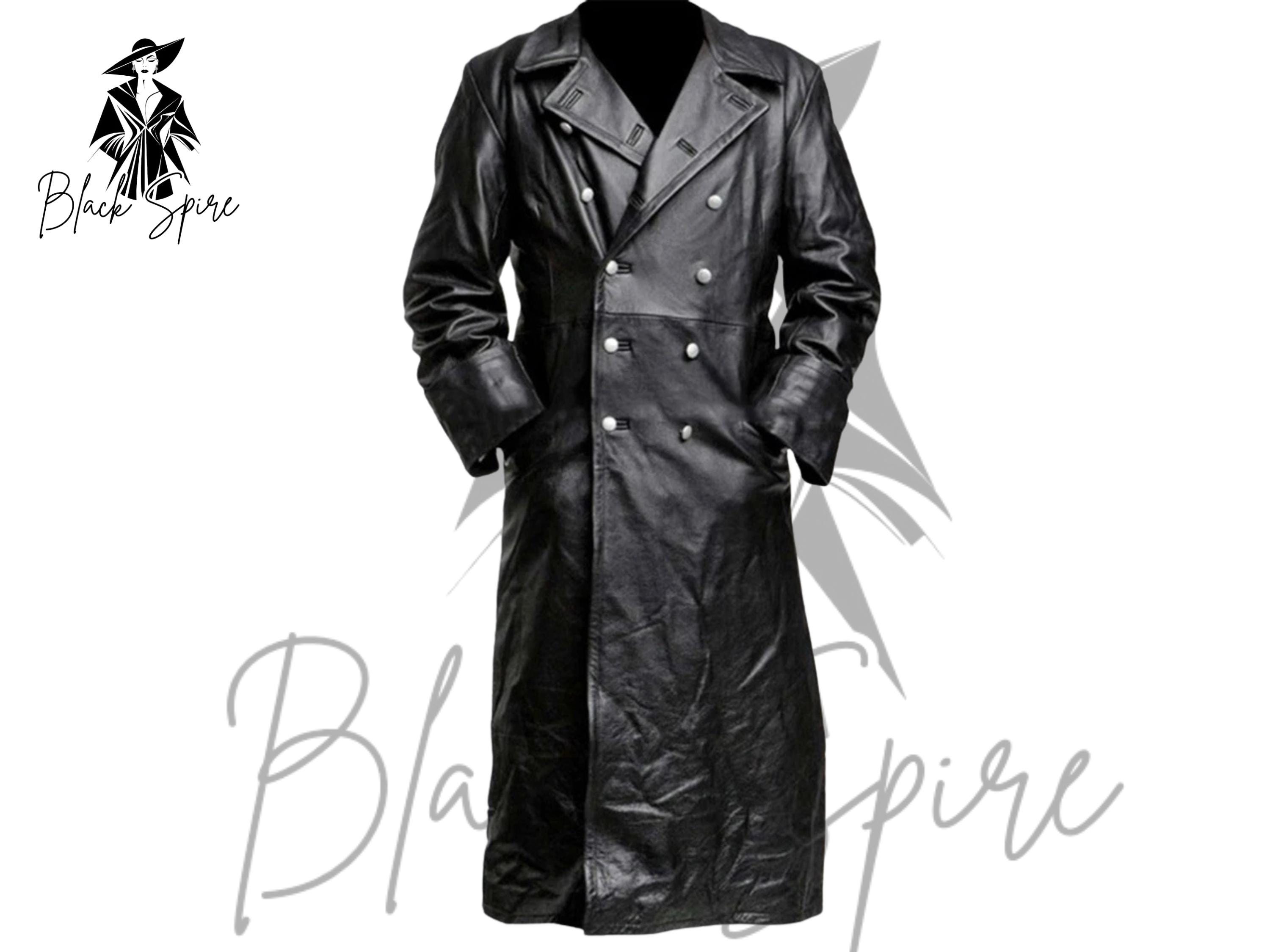 Ww2 German Leather Trench Coat - Etsy