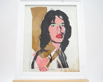 Pop Art Mick Jagger - Contemporary Wall Art